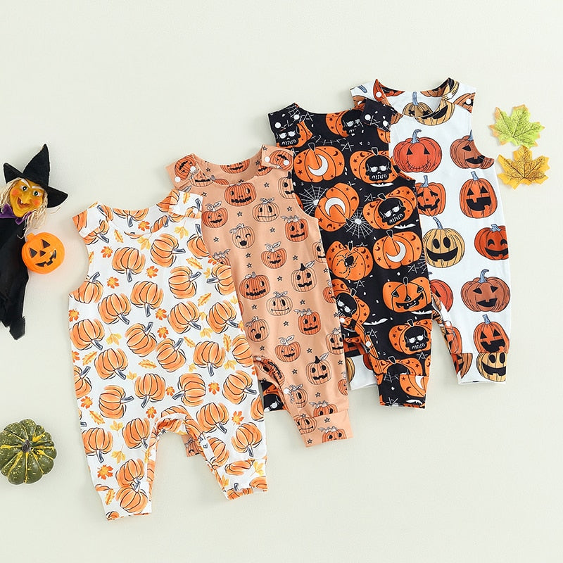 Jack-O-Lantern Rompers